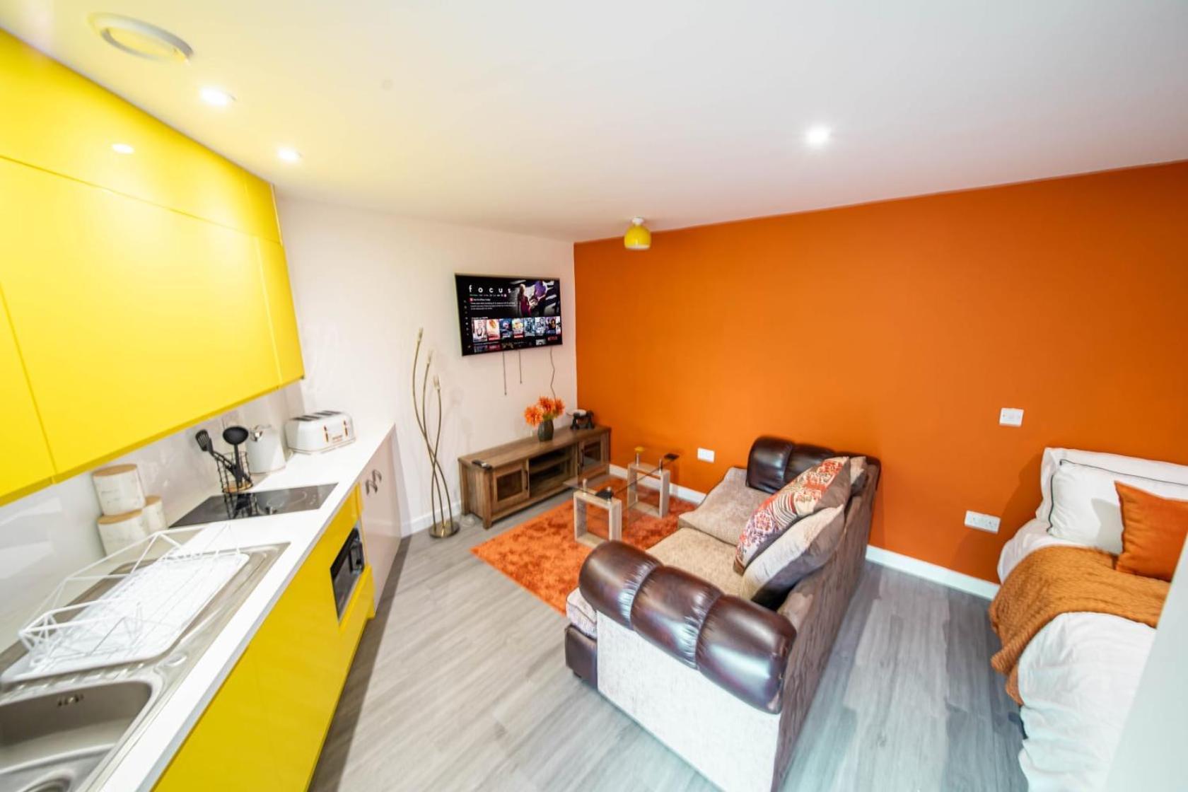 Corner Studio Apartment In Sheffield Eksteriør bilde